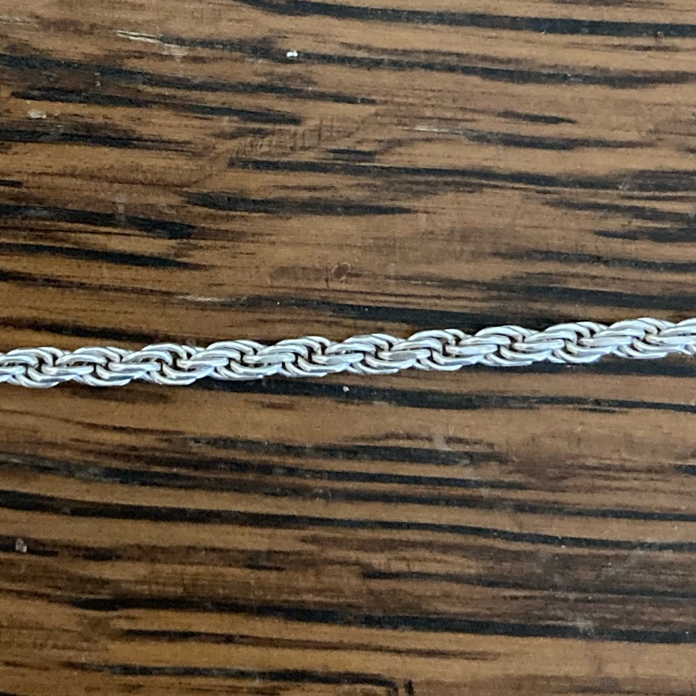 Silver Rope Bracelet - Picture 3 of 4
